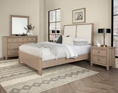 Vaughan Bassett - Woodbridge - King Upholstered Bed-White - 821-661-166-061-922-MS1  view 2
