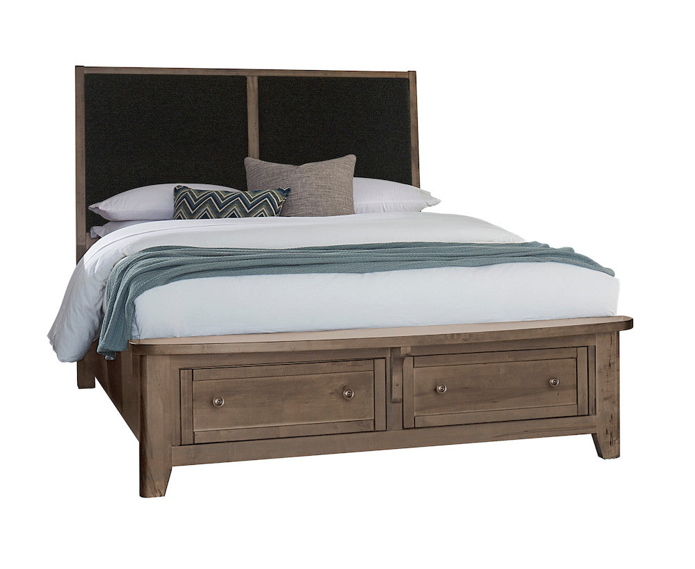 Vaughan Bassett - Woodbridge - King Upholstered Bed With Storage -Black - 820-661-063-066B-502-666  view 1