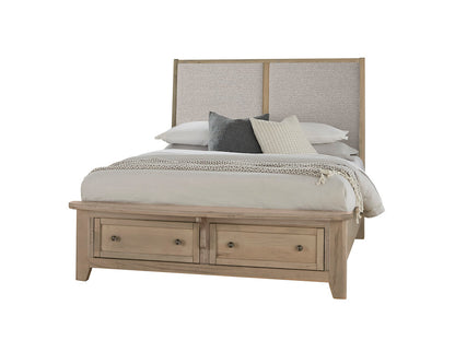 Vaughan Bassett - Woodbridge - King Upholstered Bed With Storage -Grey - 821-661-062-066B-502-666  view 1