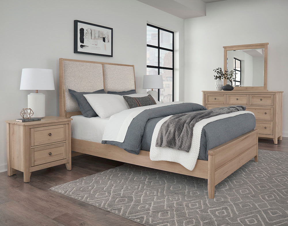 Vaughan Bassett - Woodbridge - Nightstand - 2 Drwr - Clear Maple - 822-227  view 9
