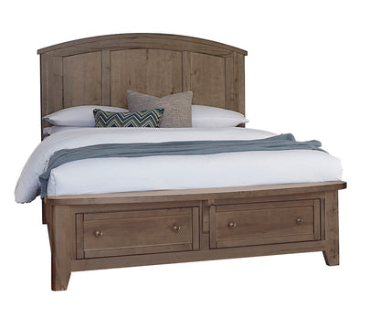 Vaughan Bassett - Woodbridge - Queen Arch Bed With Storage Footboard - 820-557-050B-502-555  view 1