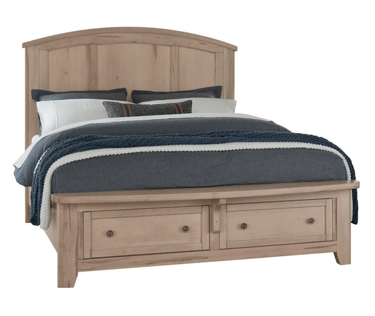 Vaughan Bassett - Woodbridge - Queen Arch Bed With Storage Footboard - 822-557-050B-502-555  view 1