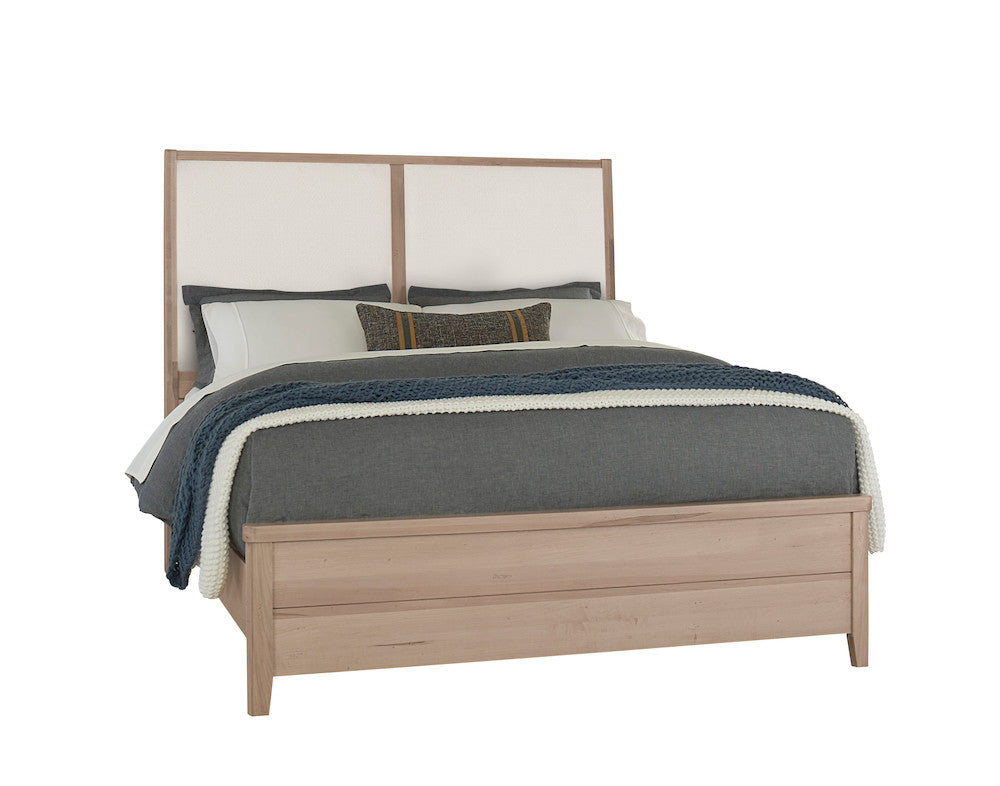 Vaughan Bassett - Woodbridge - Queen Upholstered Bed-White - 822-551-155-051-922  view 1