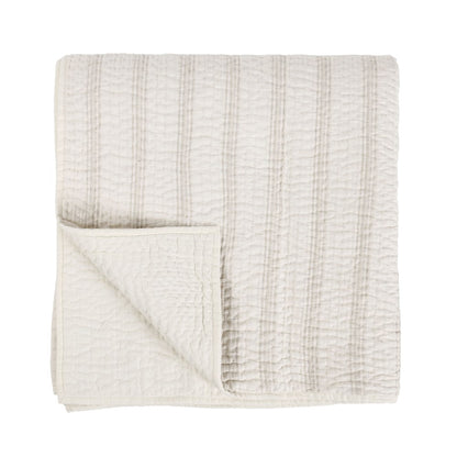 Villa by Classic Home - Abraham 4-Piece King Quilt Set - Beige - BEDQ517K view 1