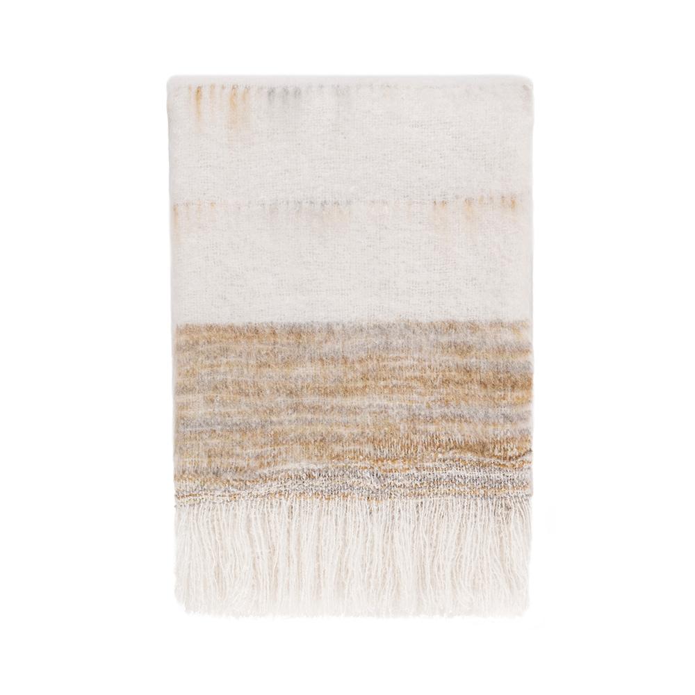 Villa by Classic Home - Albedo 50x70 Fabric Throw - Ivory - V310045 veiw 3