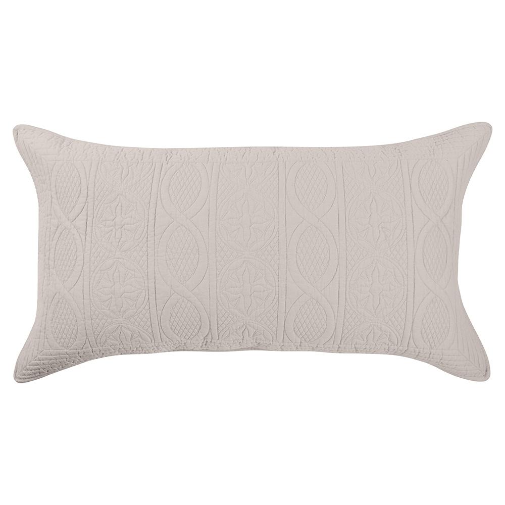 Villa by Classic Home - Anessa Linen Blend King Sham - Beige - V240003 veiw 1