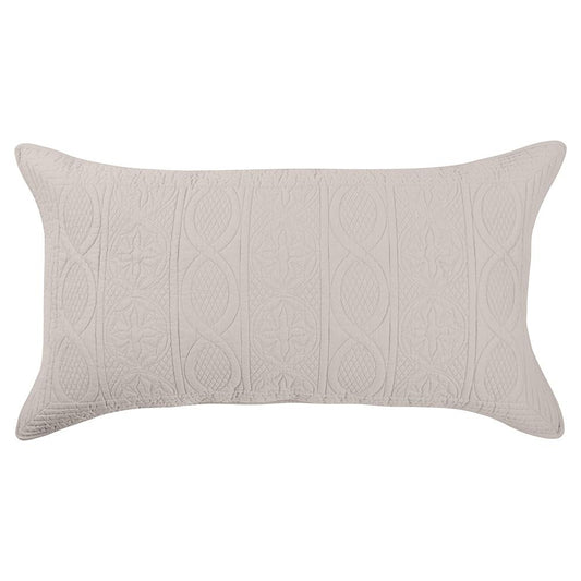 Villa by Classic Home - Anessa Linen Blend King Sham - Beige - V240003 veiw 1