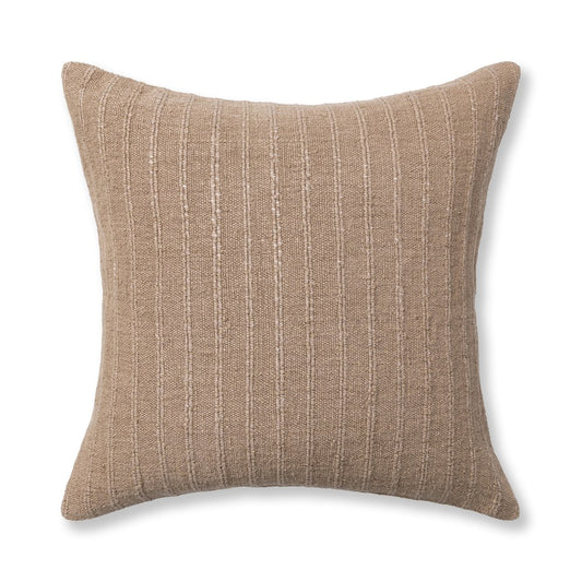 Villa by Classic Home - Ansel Linen Natural 22x22 Throw Pillow - Beige - V340032 view 1