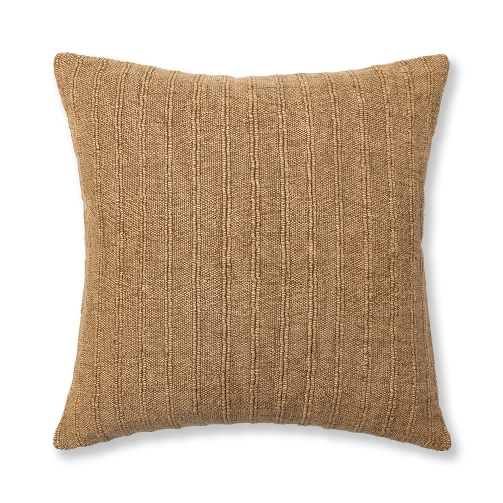 Villa by Classic Home - Ansel Linen Tawny Gold 22x22 Throw Pillow - Yellow - V340035 view 1