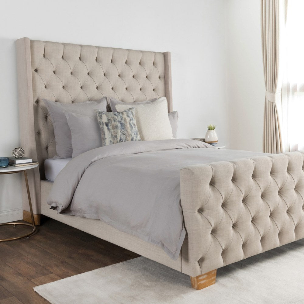 Villa by Classic Home - Arcadia Queen Duvet Cover - Gray - V200006 view 1