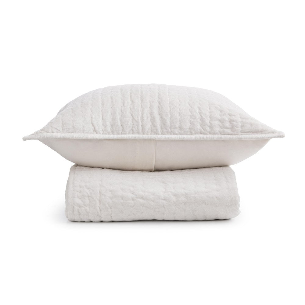 Villa by Classic Home - Bari 2-Piece Twin Quilt Set - Cloud - BEDQ545T view 1