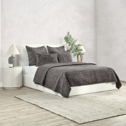 Villa by Classic Home - Bari 4-Piece King Quilt Set - Beige - BEDQ423K view 6
