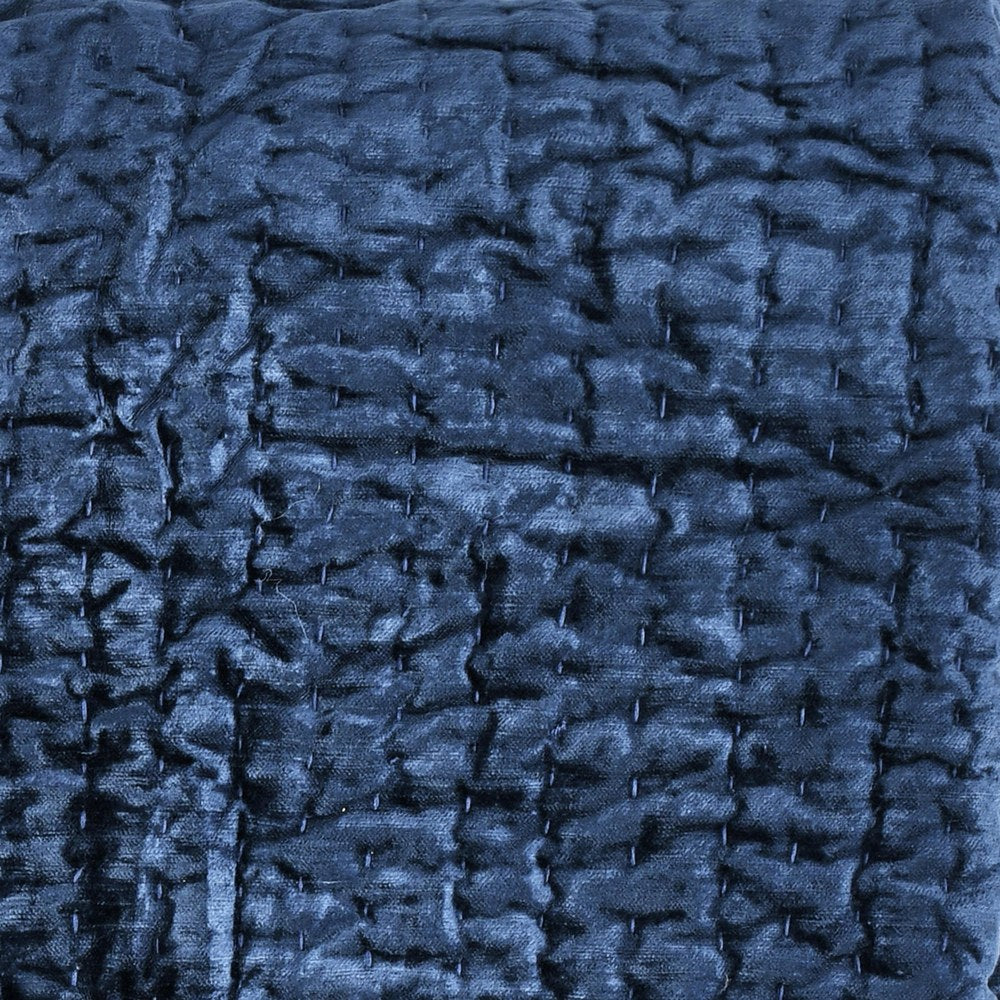 Villa by Classic Home - Bari 4-Piece King Quilt Set - Blue - BEDQ510K view 7