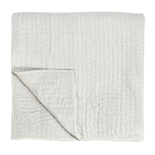 Villa by Classic Home - Bari 4-Piece King Quilt Set - Cloud - BEDQ421K view 1