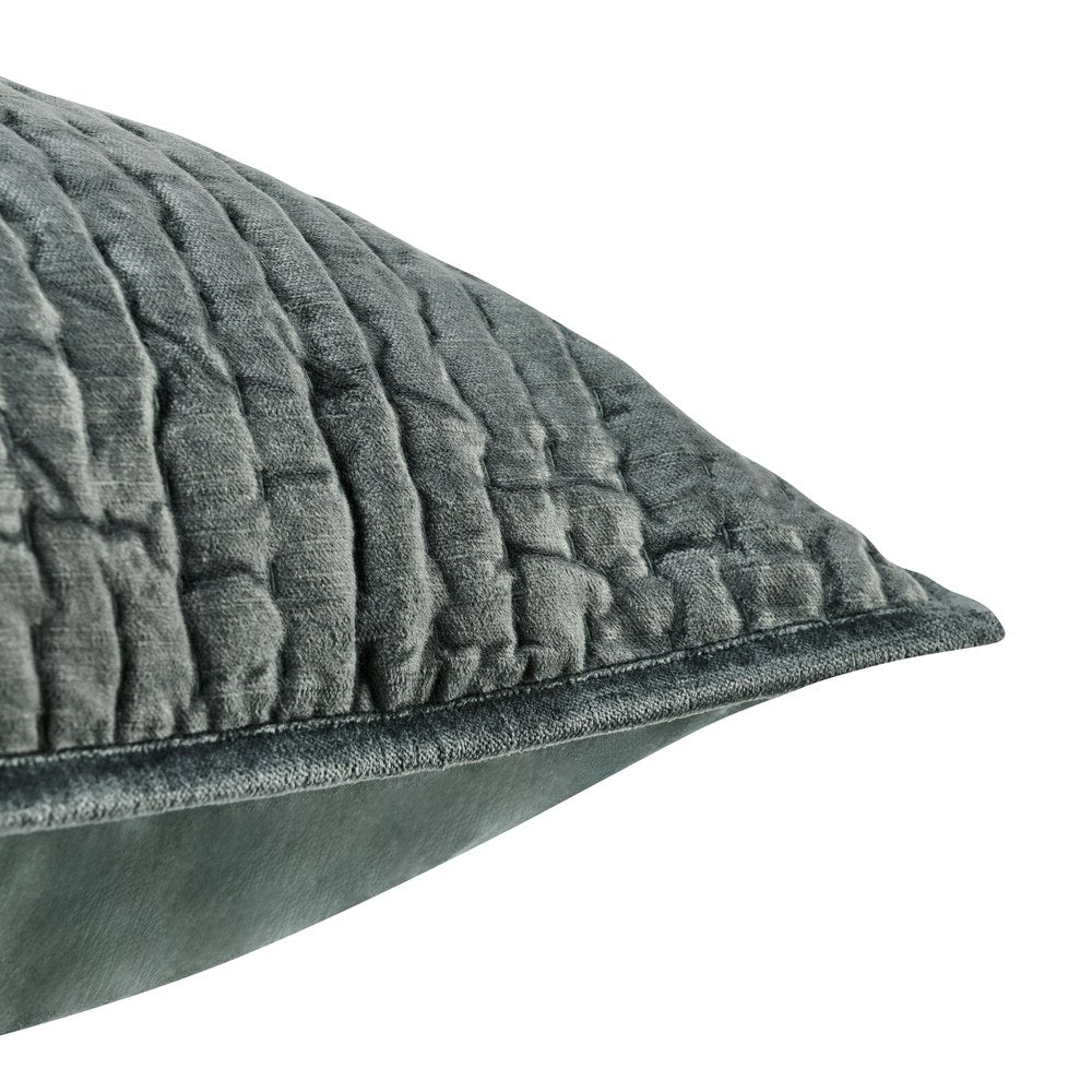 Villa by Classic Home - Bari 4-Piece King Quilt Set - Green - BEDQ509K view 4