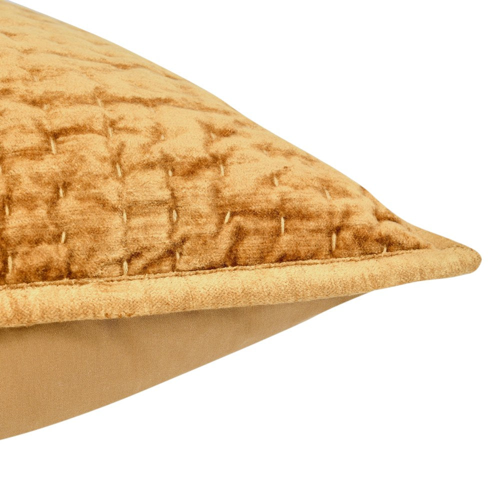 Villa by Classic Home - Bari 4-Piece King Quilt Set - Honey Gold - BEDQ535K view 4