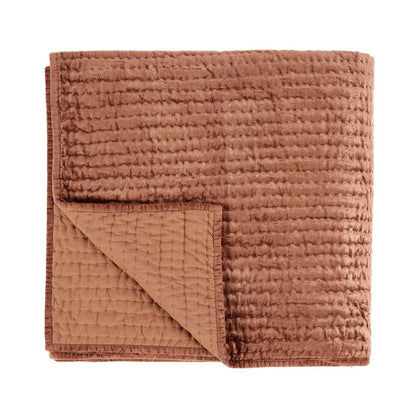 Villa by Classic Home - Bari 4-Piece King Quilt Set - Terracotta - BEDQ523K view 1