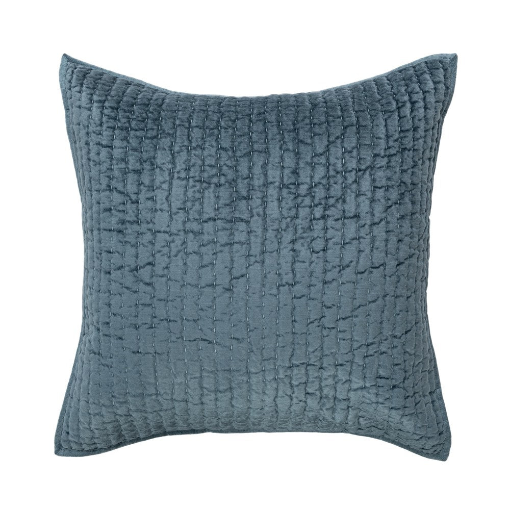 Villa by Classic Home - Bari Euro Sham - Stone Blue - V310085 view 1