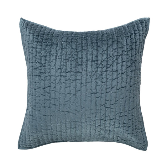 Villa by Classic Home - Bari Euro Sham - Stone Blue - V310085 view 1