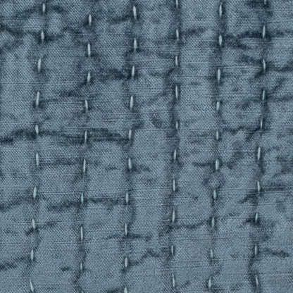 Villa by Classic Home - Bari King Quilt - Stone Blue - V310081 view 6