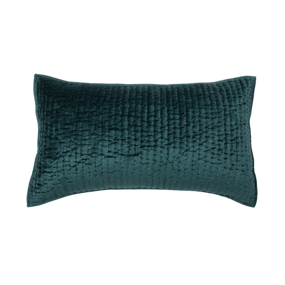 Villa by Classic Home - Bari King Sham - Emerald Green - V310002 view 1