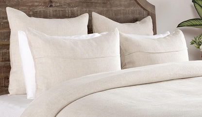 Villa by Classic Home - Beaumont 100% Linen Beige Sham  - Beige - V160363 veiw 2