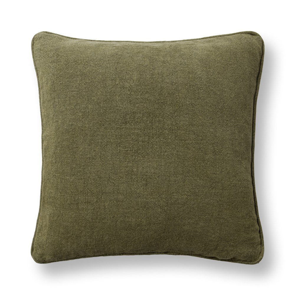 Villa by Classic Home - Bedford 22x22 Throw Pillow - Olive Green - V330005 view 2