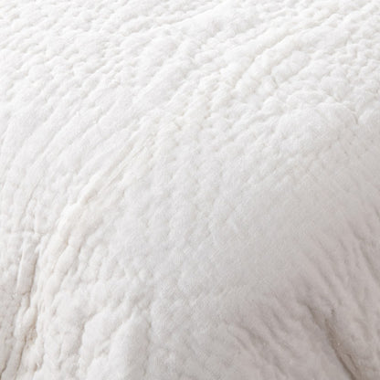Villa by Classic Home - Berkshire 3-Piece Queen Linen Quilt Set - White - BEDQ546Q view 3