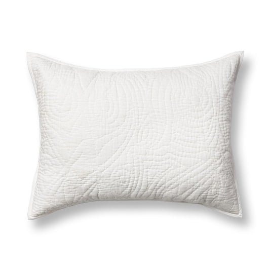Villa by Classic Home - Berkshire Linen Standard Sham - White - V340049 view 1