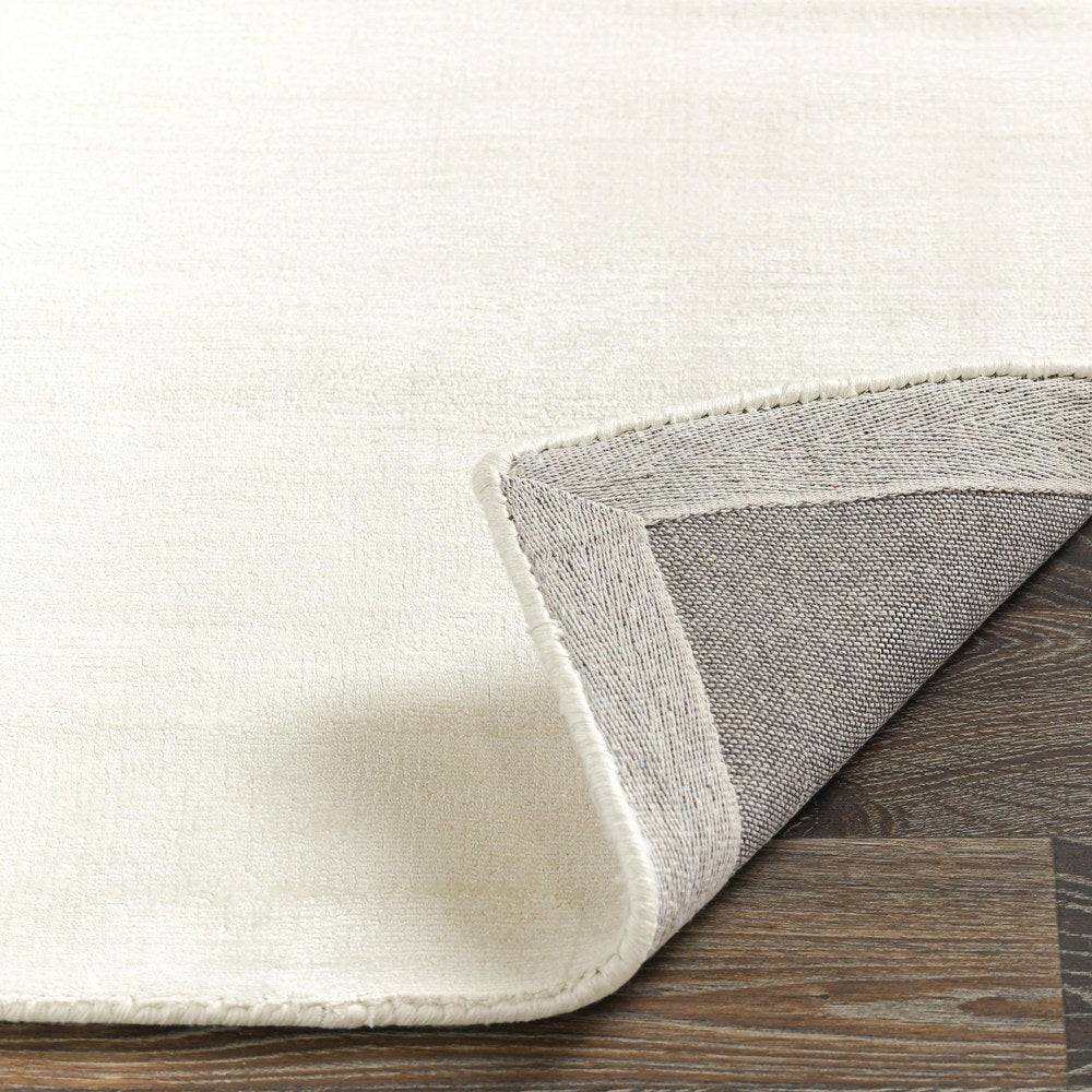 Villa by Classic Home - Berlin 2x3 Distressed Handwoven Fabric Accent Rug - Ivory - 30065710 view 3