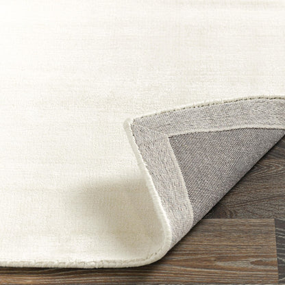 Villa by Classic Home - Berlin 2x3 Distressed Handwoven Fabric Accent Rug - Ivory - 30065710 view 3