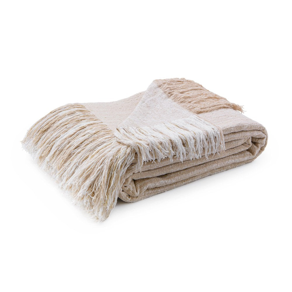 Villa by Classic Home - Beryl King Blanket - Beige - V340000 view 1