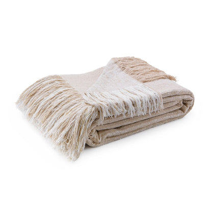 Villa by Classic Home - Beryl King Blanket - Beige - V340000 view 1