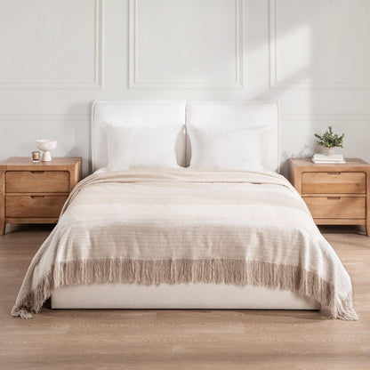 Villa by Classic Home - Beryl King Blanket - Beige - V340000 view 3