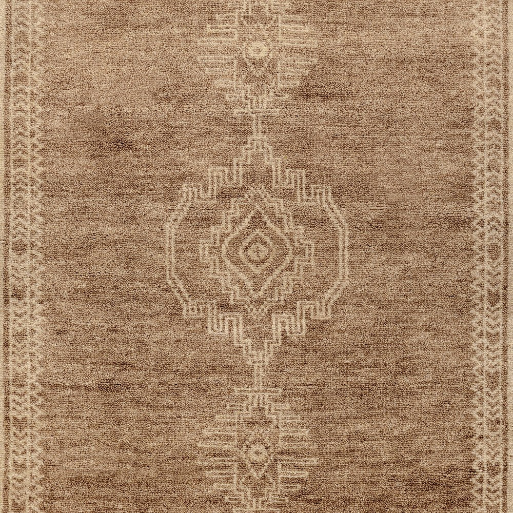 Villa by Classic Home - Cairo 5x8 Handknotted Wool Blend Area Rug - Dessert Brown - 30092064 view 7