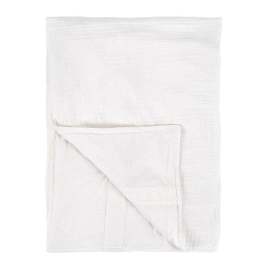 Villa by Classic Home - Camille Linen Blend Fabric King Duvet, White - 108W - White - V250170 veiw 1