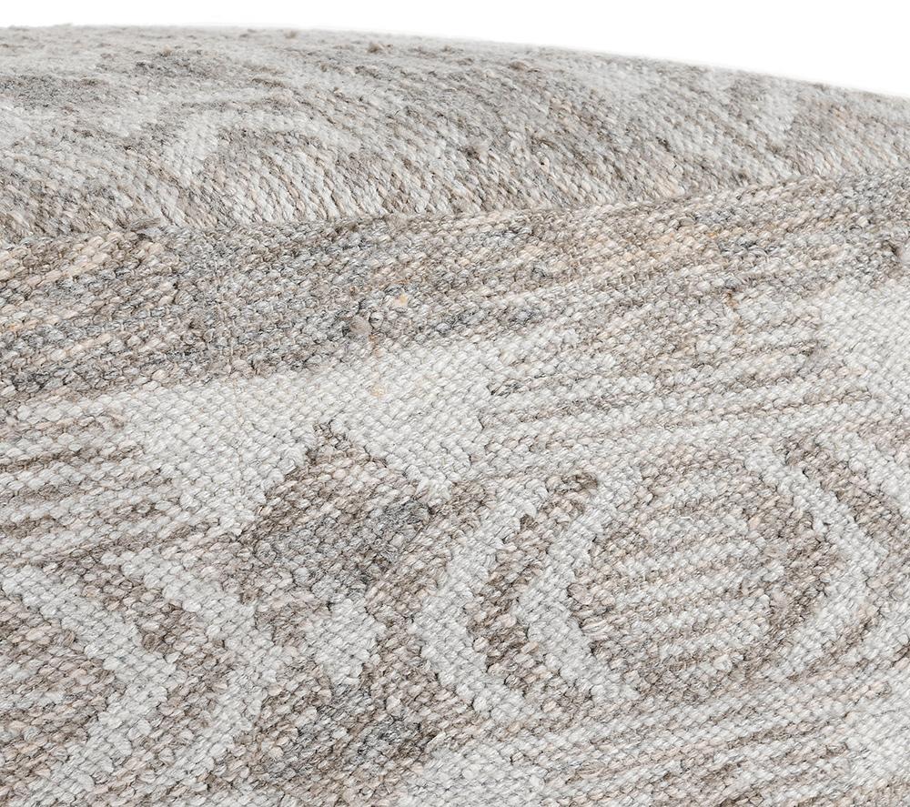 Villa by Classic Home - Caravan Performance Fabric Pouf - Gray - VP10030 veiw 3