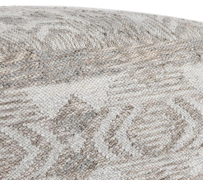 Villa by Classic Home - Caravan Performance Fabric Pouf - Gray - VP10030 veiw 3