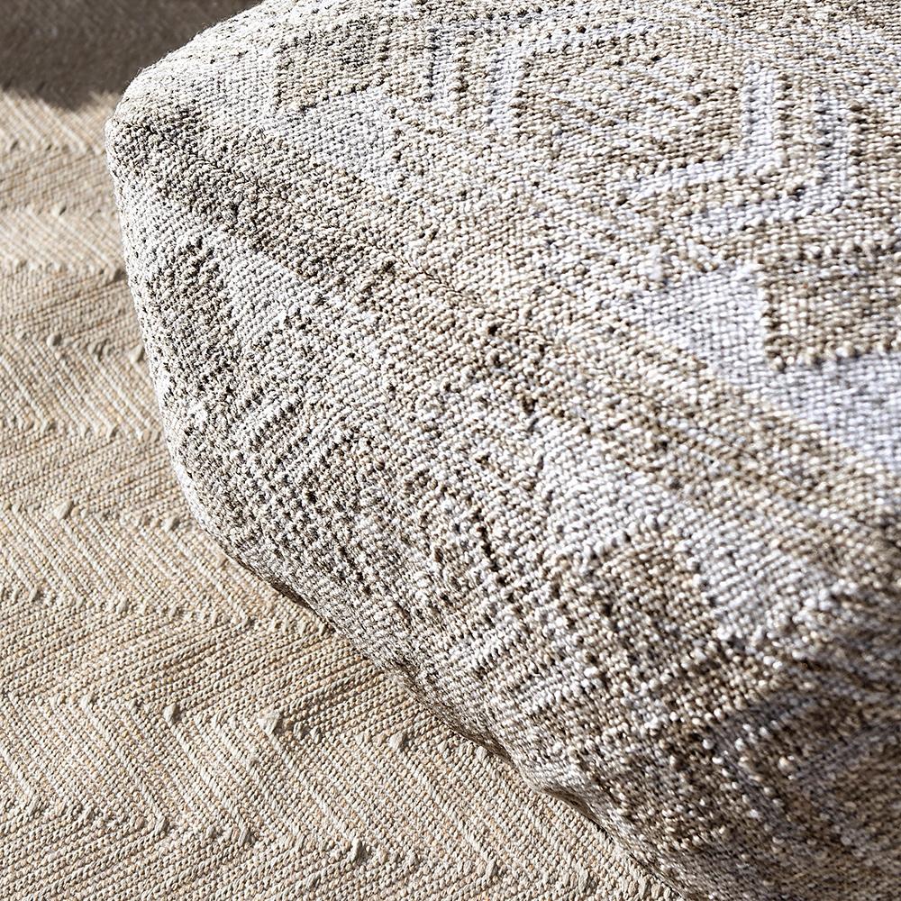 Villa by Classic Home - Caravan Performance Fabric Pouf - Gray - VP10030 veiw 5