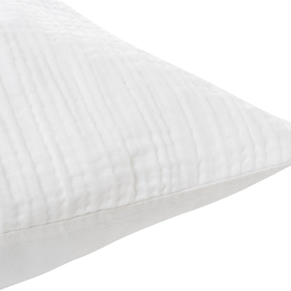 Villa by Classic Home - Cardiff 3-Piece Queen Duvet Set - White - BEDD347Q view 5