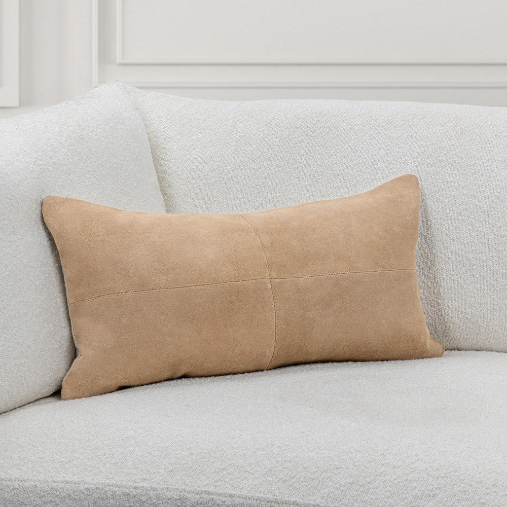 Villa by Classic Home - Clemson Suede 14x26 Throw Pillow - Brown - V340010 view 3