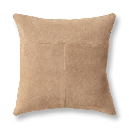 Villa by Classic Home - Clemson Suede 22x22 Throw Pillow - Brown - V340009 view 1