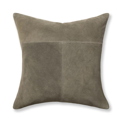 Villa by Classic Home - Clemson Suede Earthen Olive 22x22 Throw Pillow - Green - V340028 view 1