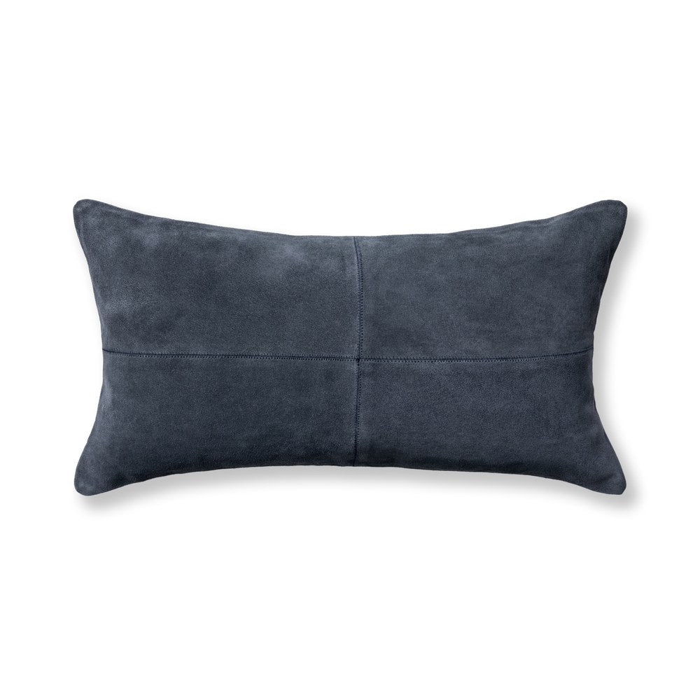 Villa by Classic Home - Clemson Suede Inkstone Blue 14x26 Throw Pillow - V340027 view 1