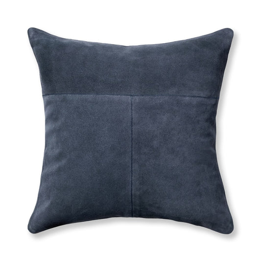 Villa by Classic Home - Clemson Suede Inkstone Blue 22x22 Throw Pillow - V340026 view 1