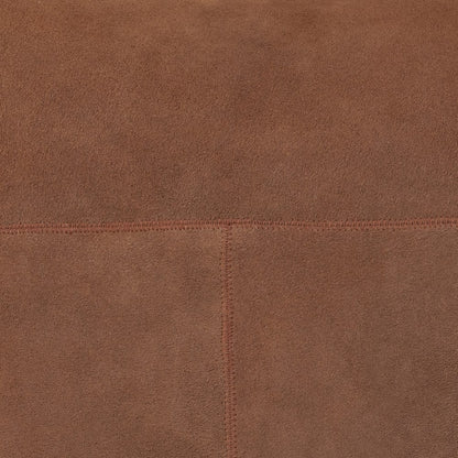 Villa by Classic Home - Clemson Suede Saddle Brown 22x22 Throw Pillow - V340030 view 5