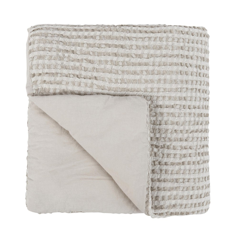 Villa by Classic Home - Colmar 3-Piece Queen Quilt Set - Natural - BEDQ527Q view 1