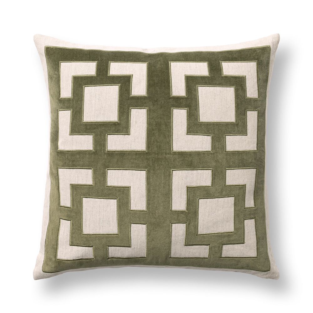 Villa by Classic Home - Corbin 22x22 Throw Pillow - Olive Green - V330013 view 1