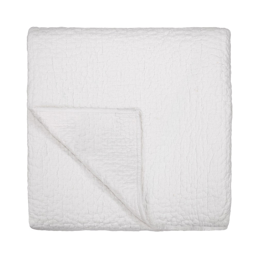 Villa by Classic Home - Danica 4-Piece King Quilt Set - White - BEDQ508K view 1