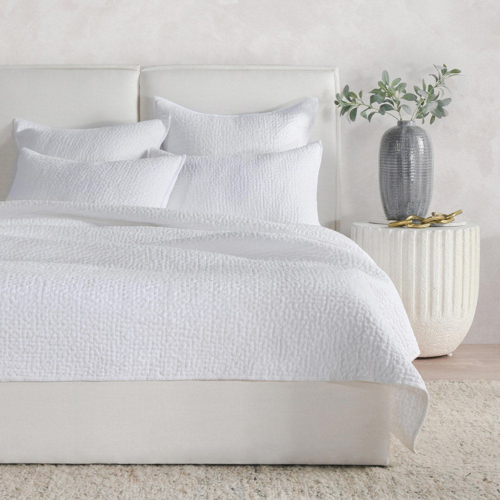 Villa by Classic Home - Danica 4-Piece King Quilt Set - White - BEDQ508K view 4